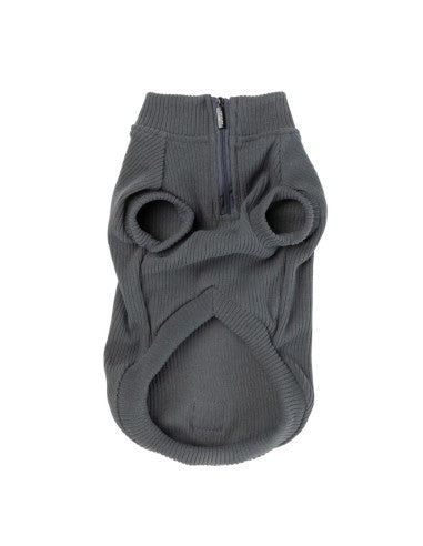 Maglione a coste per cani FuzzYard Life Slate Grey
