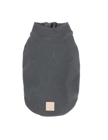Maglione a coste per cani FuzzYard Life Slate Grey