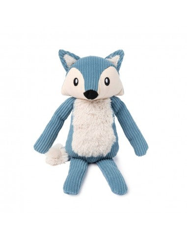Peluche per cani in velluto a coste FuzzYard Life volpe French Blue