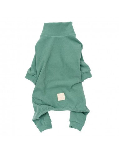Pigiama morbido per cani FuzzYard Life Myrtle Green