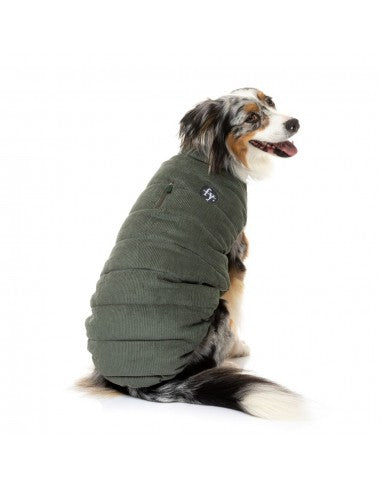 Cappottino imbottito per cani FuzzYard Mosman kaki taglia 6