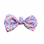 Papillon con velcro per cani FuzzYard Bubblegum Burst (taglia L)