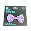 Papillon con velcro per cani FuzzYard Bubblegum Burst (taglia S)