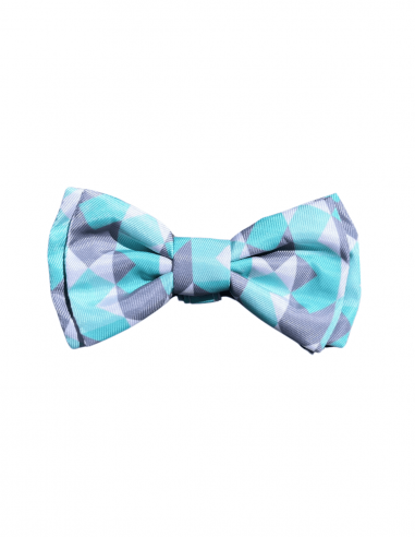 Papillon con velcro per cani FuzzYard Mint Fizz (taglia L)