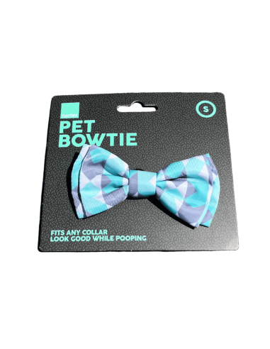 Papillon con velcro per cani FuzzYard Mint Fizz (taglia S)