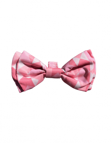 Papillon con velcro per cani FuzzYard Pink Lemonade (taglia L)