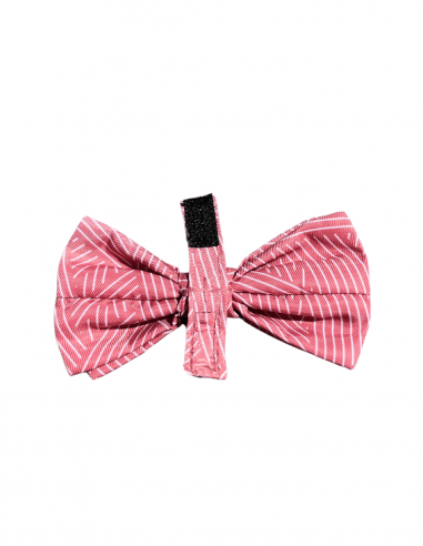 Papillon con velcro per cani FuzzYard Thornbury Brick Red (taglia S)