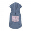 Felpa con cappuccio per cani FuzzYard Treats, blu (taglia 7)