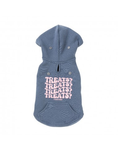 Felpa con cappuccio per cani FuzzYard Treats, blu (taglia 7)