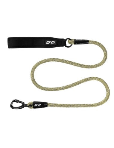 Guinzaglio in corda per cani FuzzYard FY Active kaki, 155 cm