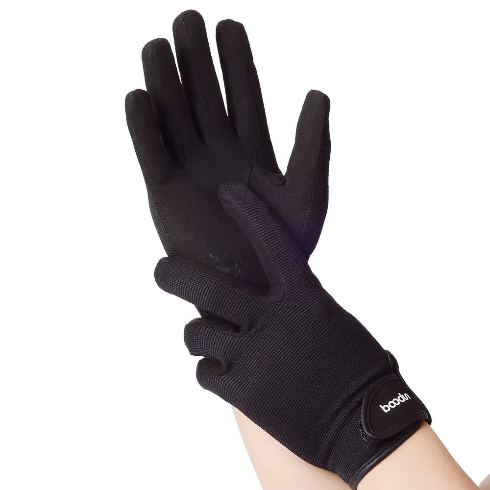 Guanti da equitazione in rete traspirante con grip – vista 6