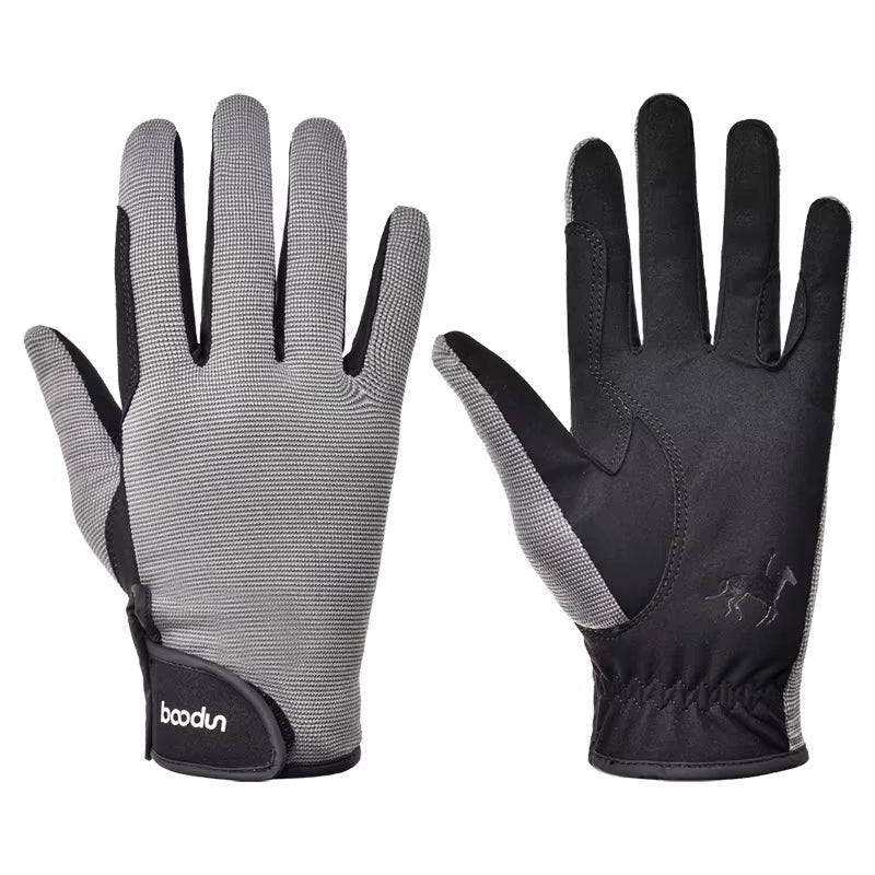 Guanti da equitazione in rete traspirante con grip – vista 8