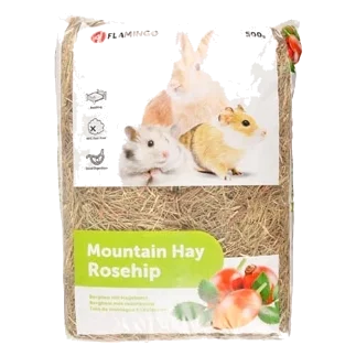Fieno di montagna con rosa canina per roditori, 500 g