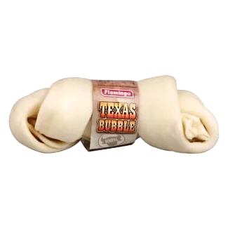 Osso a nodo Texas Bubble in pelle bovina per cani