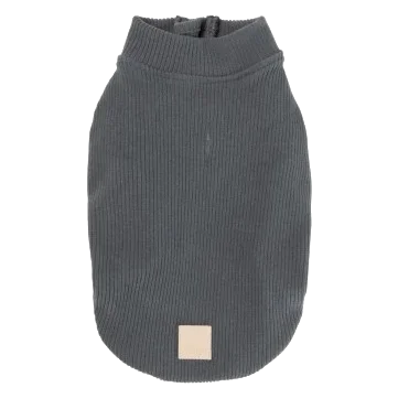 Maglione a coste per cani FuzzYard Life Slate Grey