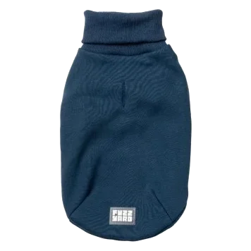 Maglione a collo alto per cani FuzzYard Stevie blu navy