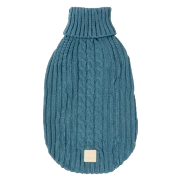 Maglione in maglia per cani FuzzYard Life French Blue