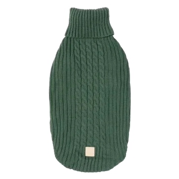 Maglione in maglia per cani FuzzYard Life Myrtle Green