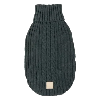 Maglione in maglia per cani FuzzYard Life Slate Grey