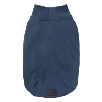 Maglione ricamato per cani FuzzYard Smiley blu navy