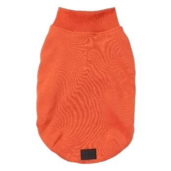 Maglione ricamato per cani FuzzYard Smiley ruggine