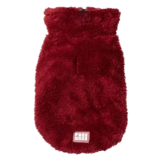 Maglione per cani FuzzYard Turtle Teddy bordeaux