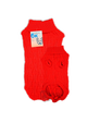 Maglione in maglia rosso per cani