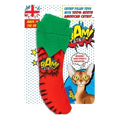 Gioco per gatti con erba gatta BAM! Peperone da 14 cm