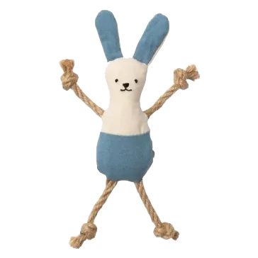 Gioco con erba gatta FuzzYard Life coniglio French Blue