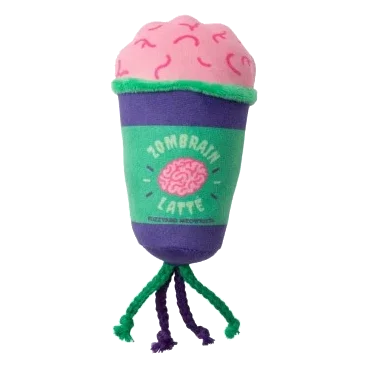 Gioco di Halloween per gatti FuzzYard Zombrain Latte