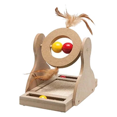 Gioco tiragraffi in legno Tumbler per gatti