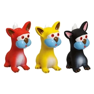 Gatto grande in vinile gioco per cani, 15 cm
