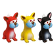 Gatto grande in vinile gioco per cani, 15 cm