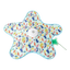 Gioco interattivo per gatti a forma di stella con piuma, fantasia multicolore