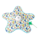 Gioco interattivo per gatti a forma di stella con piuma, fantasia multicolore
