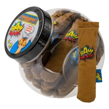 Giochi per gatti con erba gatta BAM! Sigaro, confezione da 20