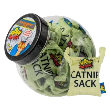 Giochi per gatti con erba gatta BAM! Sacco (20 pz)