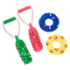 Giochi interattivi per cani Classic Tug & Ring in vinile, assortiti