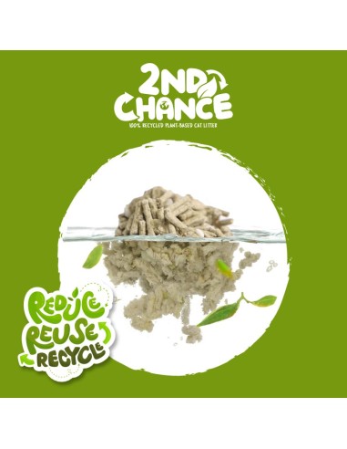 Lettiera agglomerante per gatti Kit Cat 2nd Chance tè verde 7 L