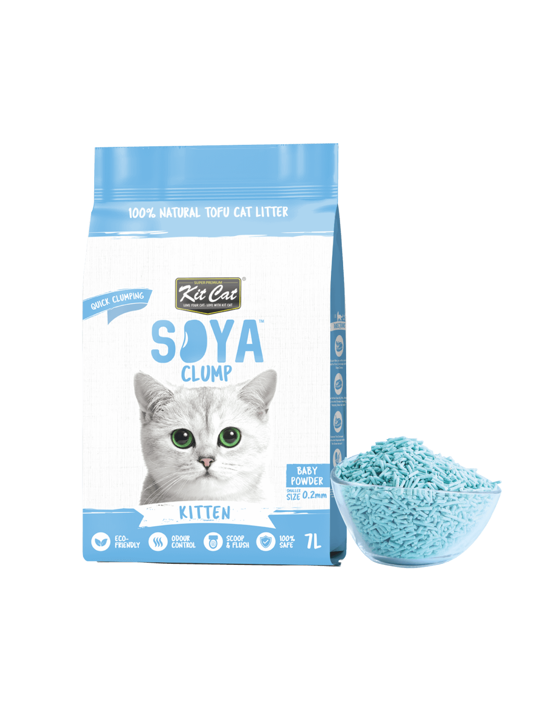 Lettiera per gatti Kit Cat Eco gattini, 7 L (2,5 kg)