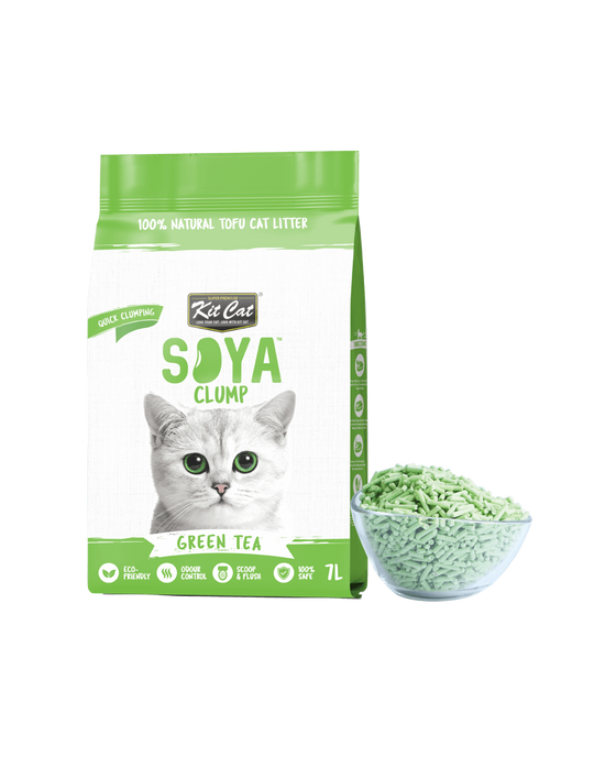 Lettiera per gatti Kit Cat Eco tè verde, 7 L (2,5 kg)