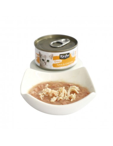 Cibo umido per gatti Kit Cat Gravy tonno e pollo 70 g