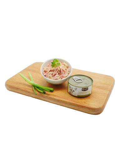 Cibo umido per gatti Kit Cat Toppers pollo e tonno in gelatina 80 g