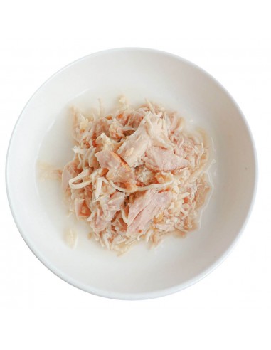 Cibo umido per gatti Kit Cat Toppers pollo e salmone in gelatina 80 g