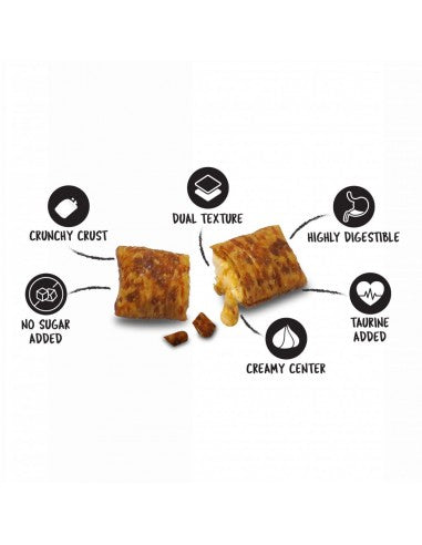 Snack per gatti Kit Cat Purrfect Pockets salmone 60 g