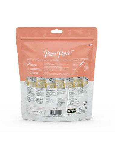 Snack per gatti Kit Cat PurrPuree pollo e salmone 40 x 15 g