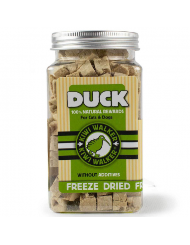 Snack naturali per cani e gatti Kiwi Walker anatra 80 g
