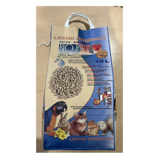 Lettiera in pellet di legno per roditori, 10 litri