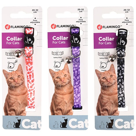 Collare per gatti Loulou, 15–22 cm, 10 mm, assortiti – immagine 2