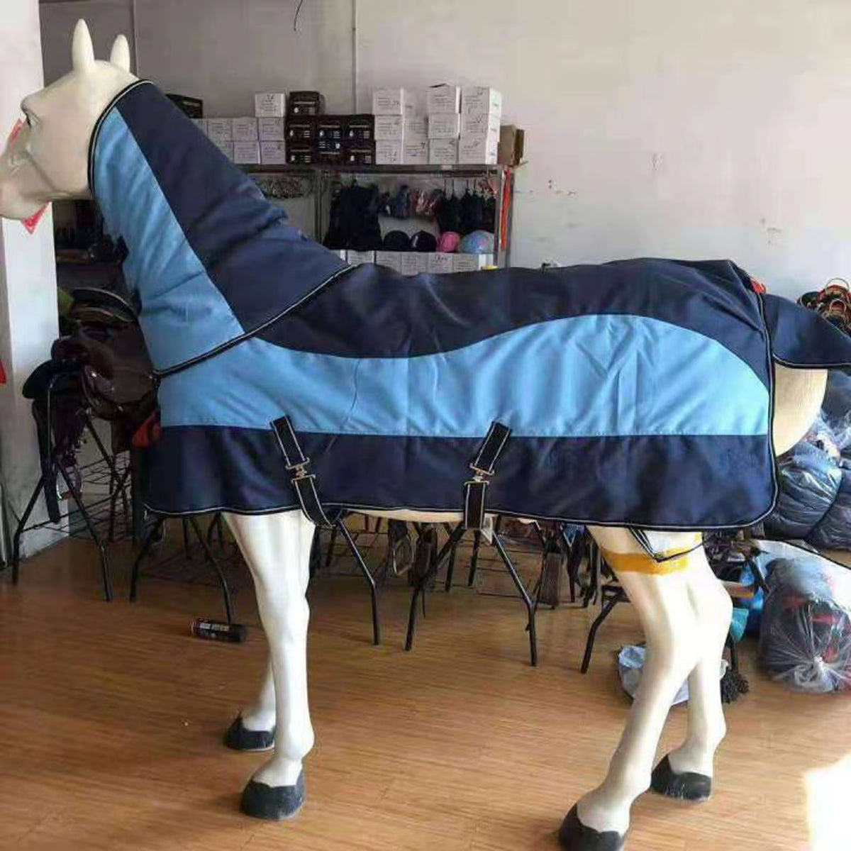 Coperta invernale impermeabile per cavallo, 3 colori – vista 4
